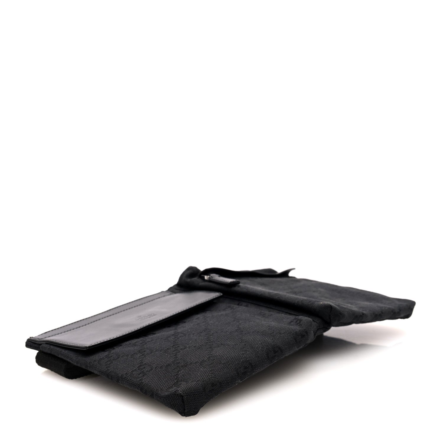 Gucci GG Monogram Double Pocket Belt Bag Black 4 of 11