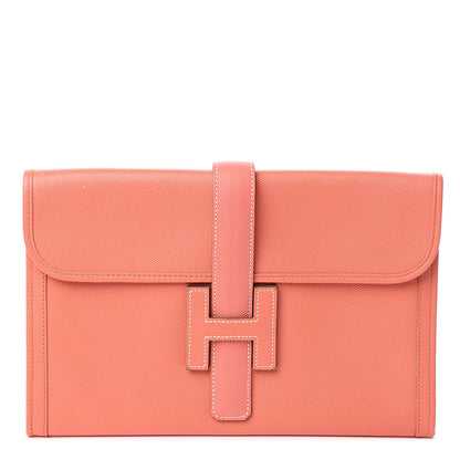Hermes Epsom Jige PM Clutch Crevette 1 of 10