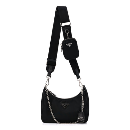 Prada Nylon Re-Edition 2005 Shoulder Bag Black 1 of 8