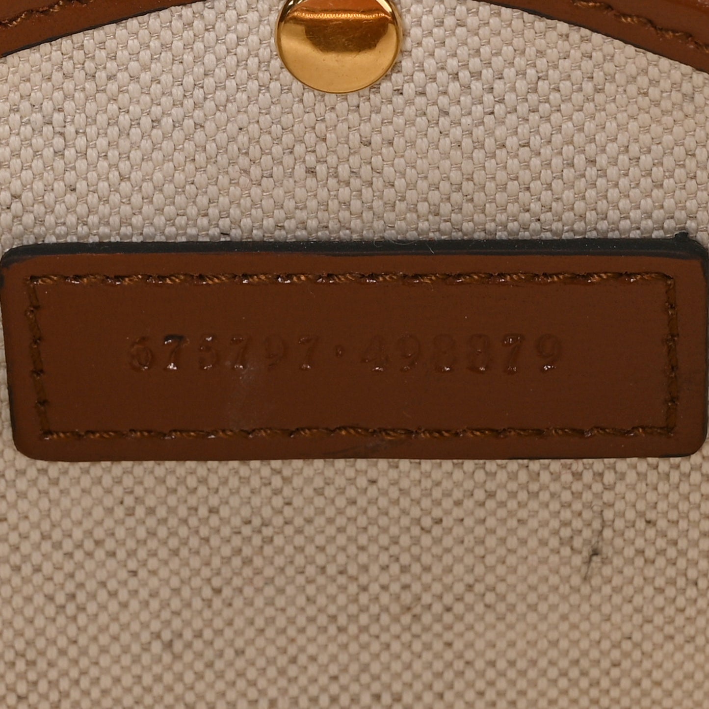 Boarded Dyana Lux Calfskin Web Small Bamboo 1947 Top Handle Bag Brown