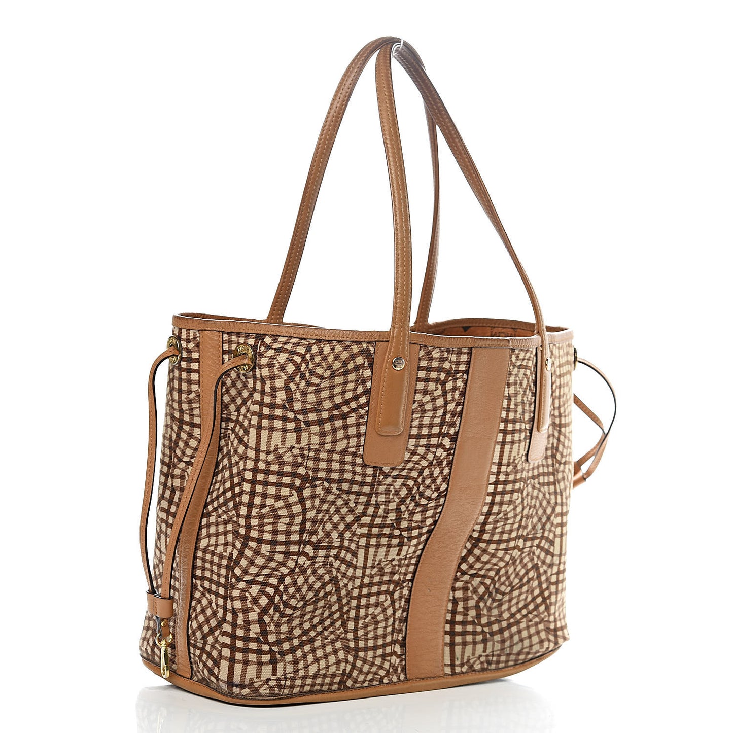 Visetos Medium Liz Reversible Shopper Tote Cognac
