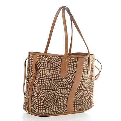 MCM Visetos Medium Liz Reversible Shopper Tote Cognac 5 of 19