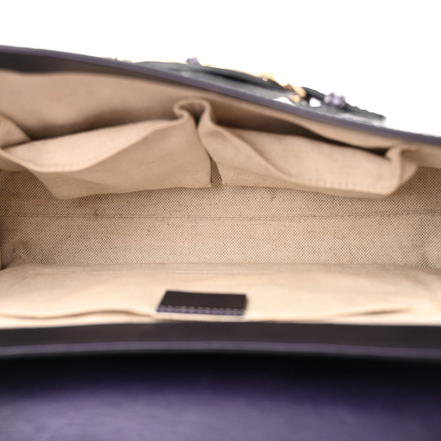 Shine Guccissima Medium Emily Chain Shoulder Bag Melanzana