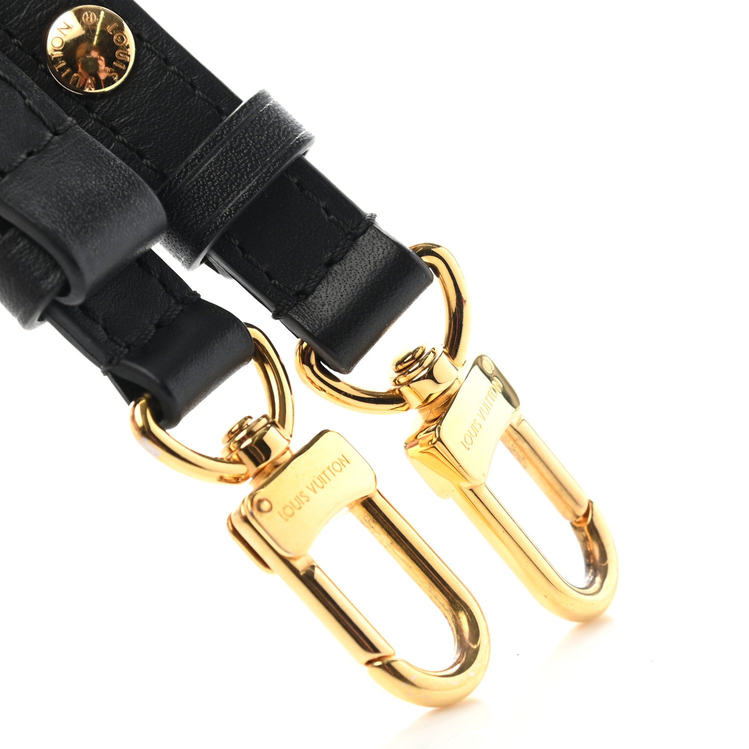 Louis Vuitton Calfskin Neonoe Shoulder Strap Black 3 of 6