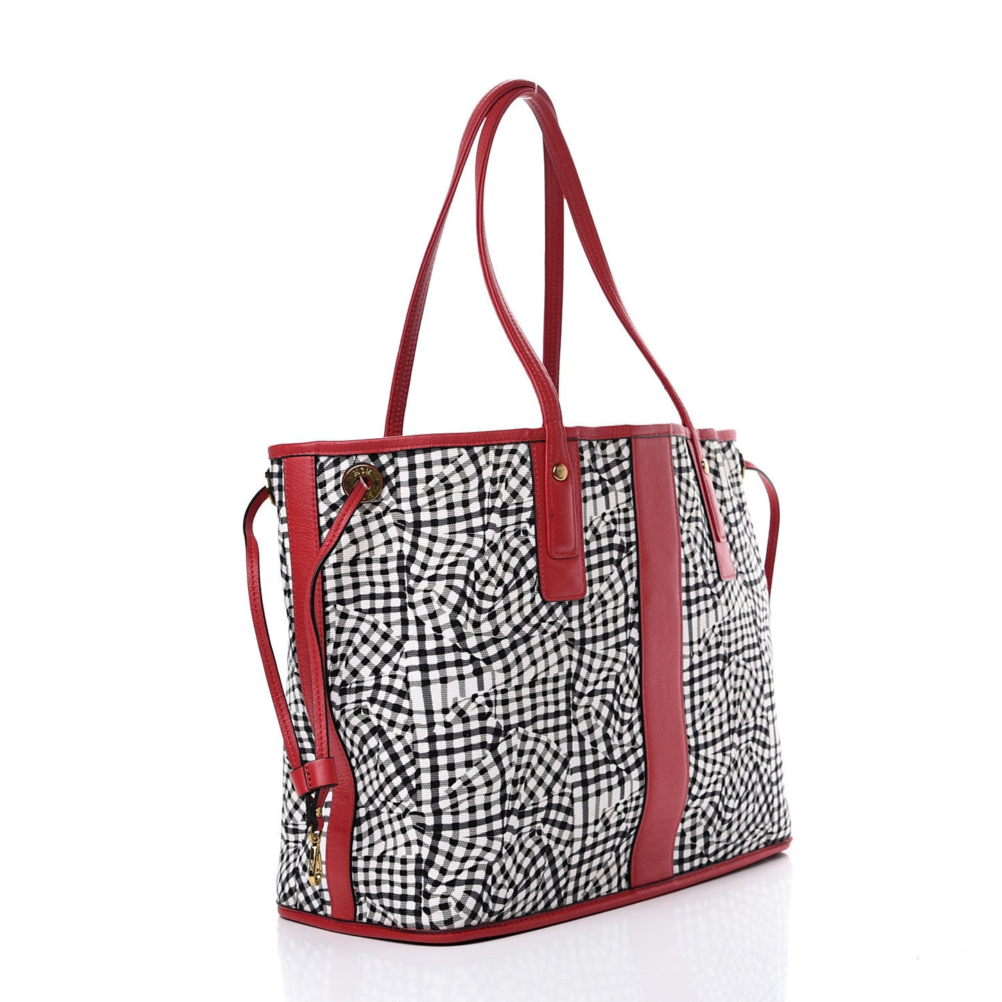 Visetos Medium Liz Reversible Shopper Tote Ruby Red