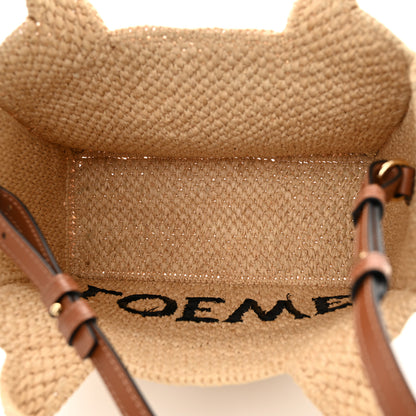 Loewe Raffia Paula's Ibiza Small Font Tote Natural Tan 5 of 13
