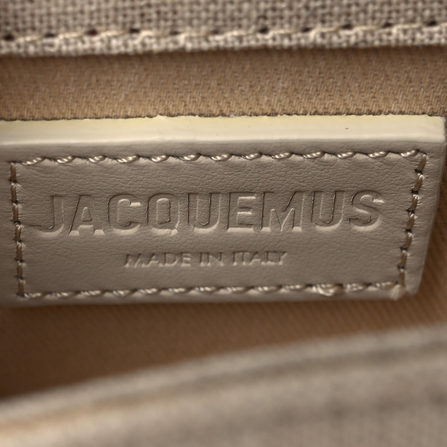 Jacquemus Linen Le Chiquito Light Greige 6 of 12
