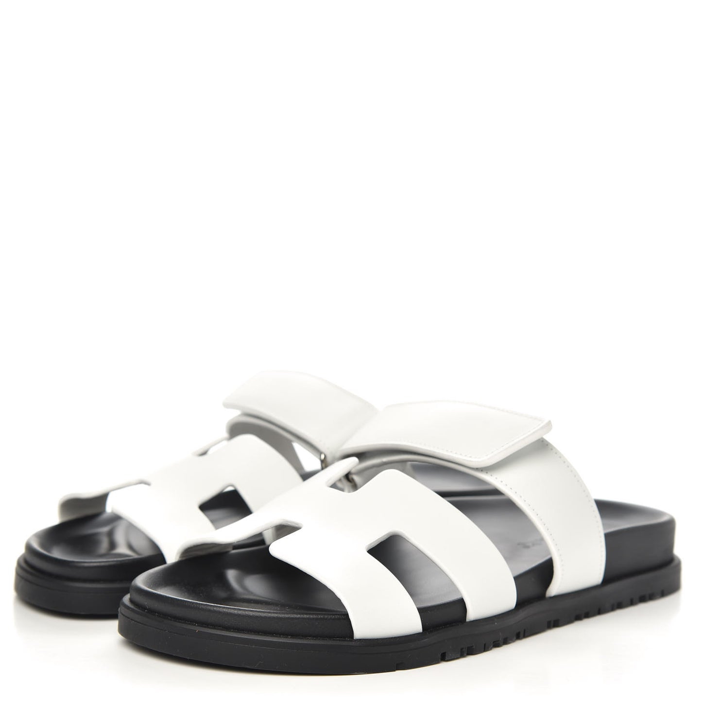 Calfskin Womens Chypre Sandals 37 White