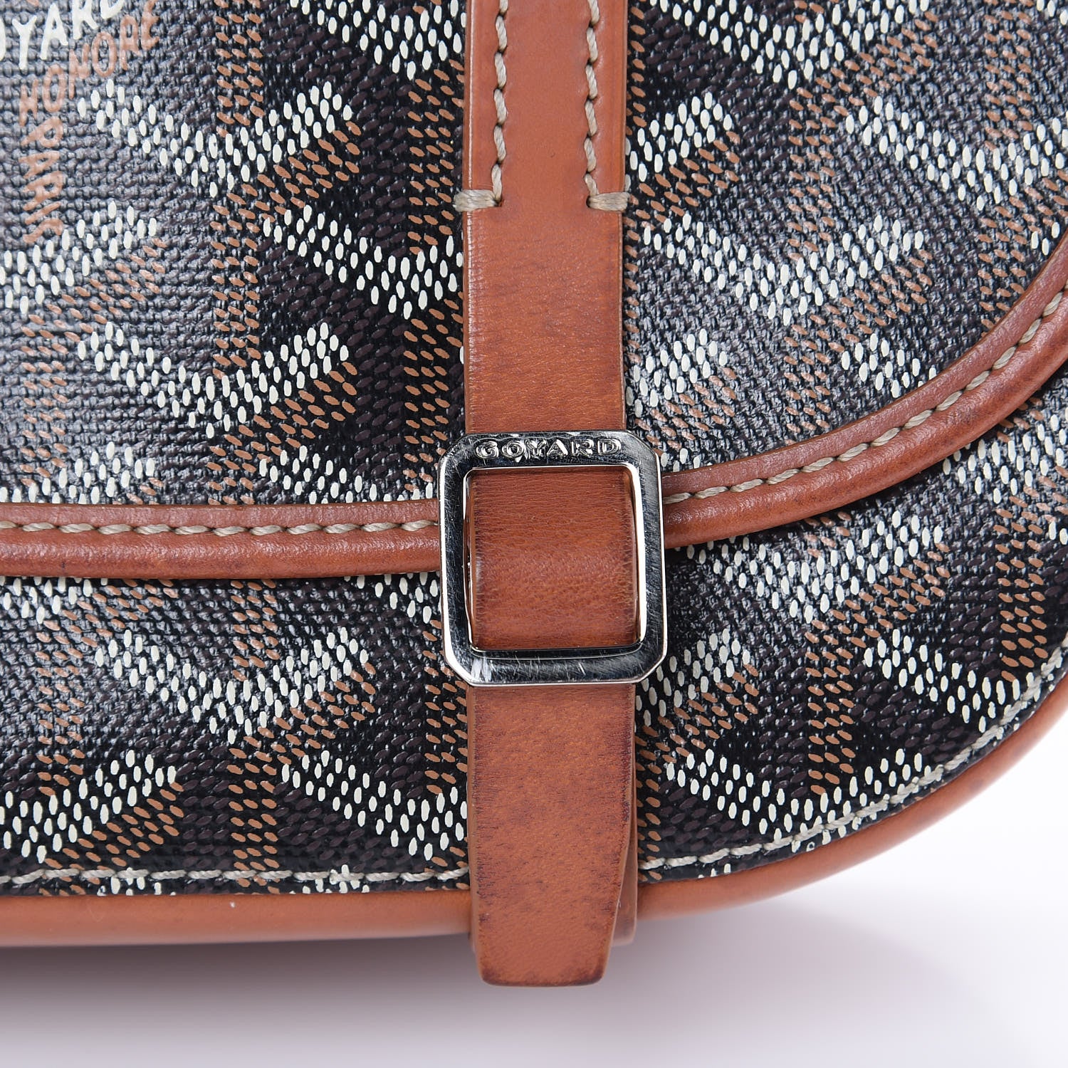 Goyard Goyardine Belvedere PM Messenger Bag Black Gold 14 of 16
