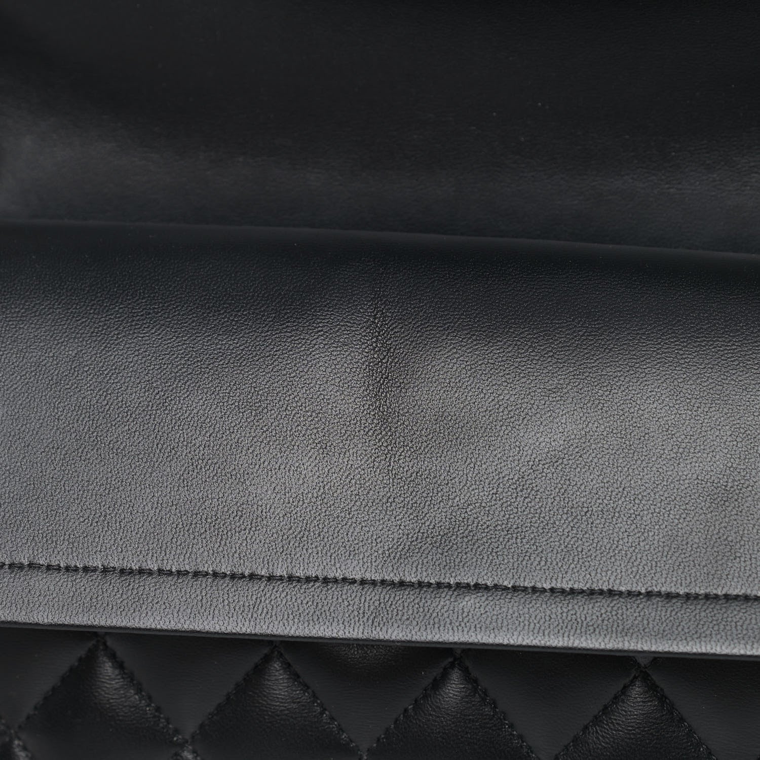 Chanel Lambskin Quilted Medium Double Flap Black 10 of 11