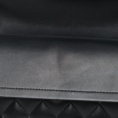 Chanel Lambskin Quilted Medium Double Flap Black 10 of 11