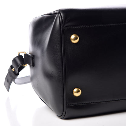 Saint Laurent Calfskin Classic Duffle 6 Black 9 of 15