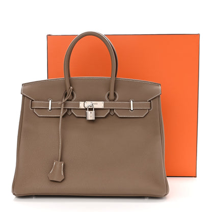 Hermes Togo Birkin 35 Etoupe 11 of 11