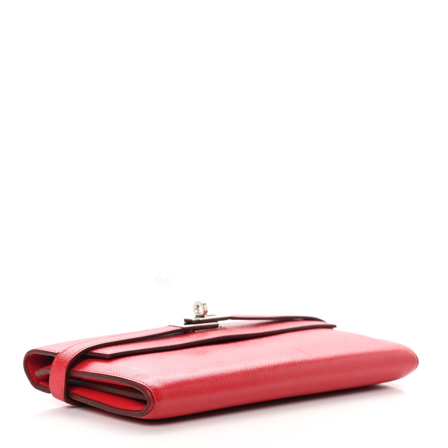 Hermes Epsom Kelly Longue Wallet Rouge Casaque 4 of 18