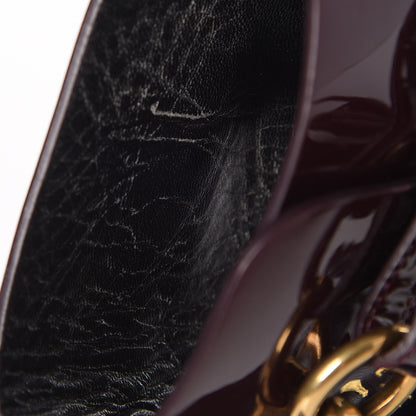Gucci Vernice Crystal Ursula Ankle Strap Pumps 36.5 Classic Burgundy 10 of 14