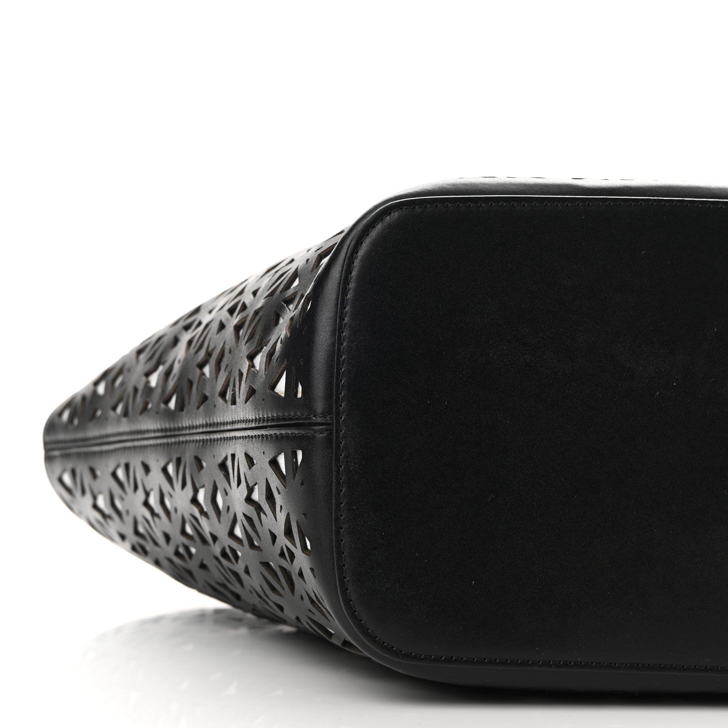 Givenchy Calfskin Lazer Cut Medium Antigona Tote Black White 9 of 10