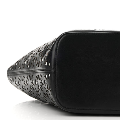Givenchy Calfskin Lazer Cut Medium Antigona Tote Black White 9 of 10