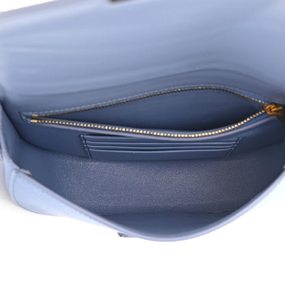 Celine Baby Grained Calfskin Small Trotteur Porcelain 5 of 17