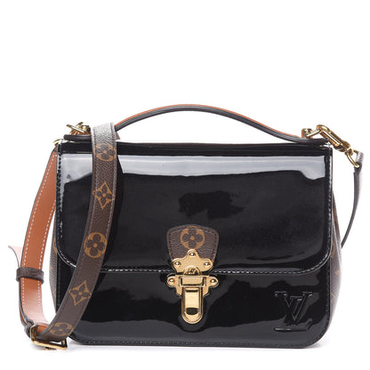Louis Vuitton Patent Calfskin Monogram Cherrywood BB Black 1 of 15