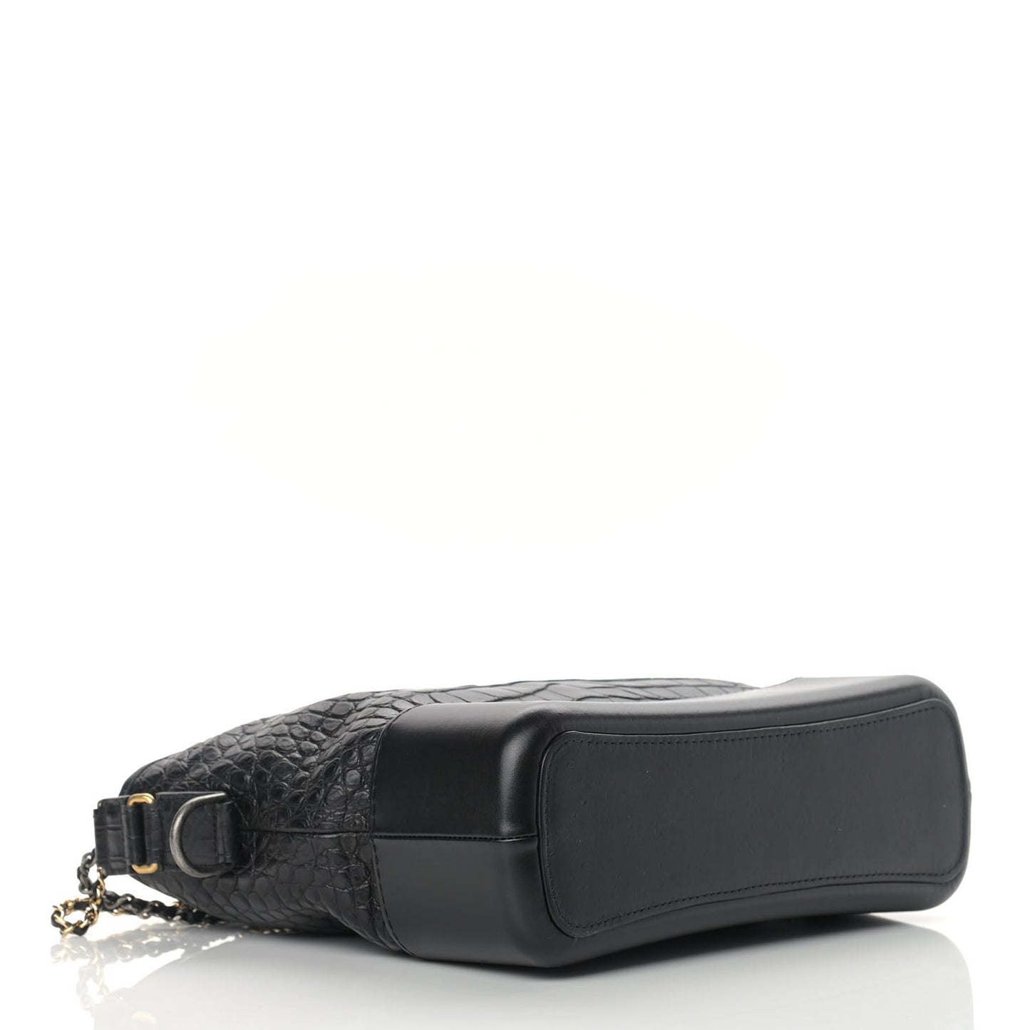 Alligator Medium Gabrielle Hobo Black