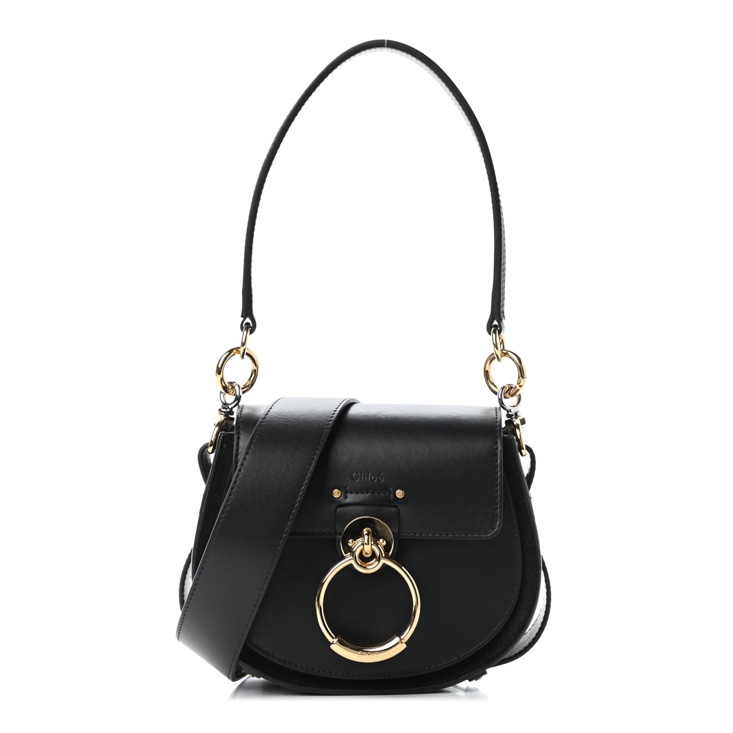 Calfskin Small Tess Bag Black