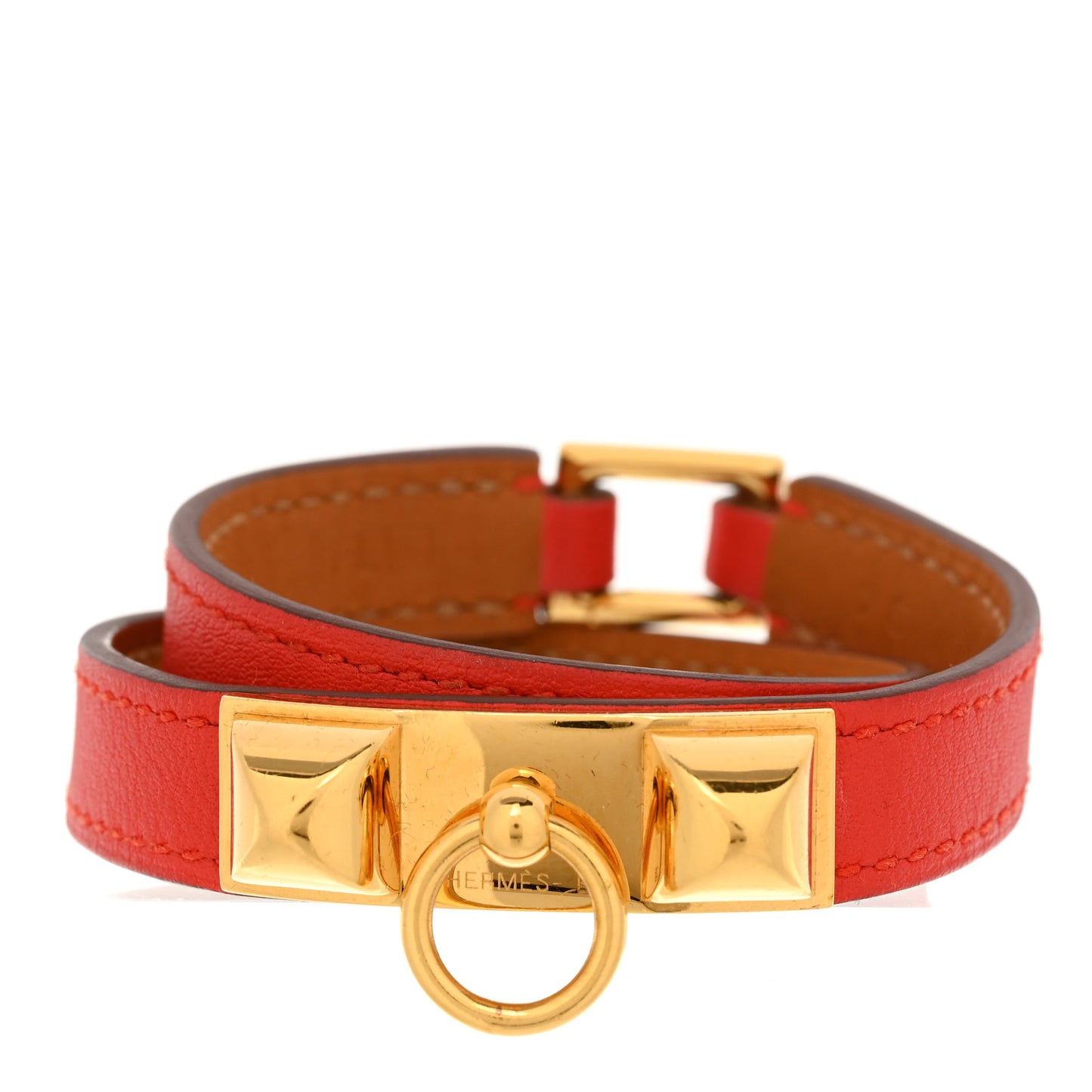 Swift Rivale Double Tour Bracelet XS Rouge Casaque