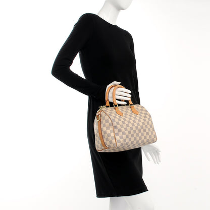 Louis Vuitton Damier Azur Speedy Bandouliere 25 2 of 23