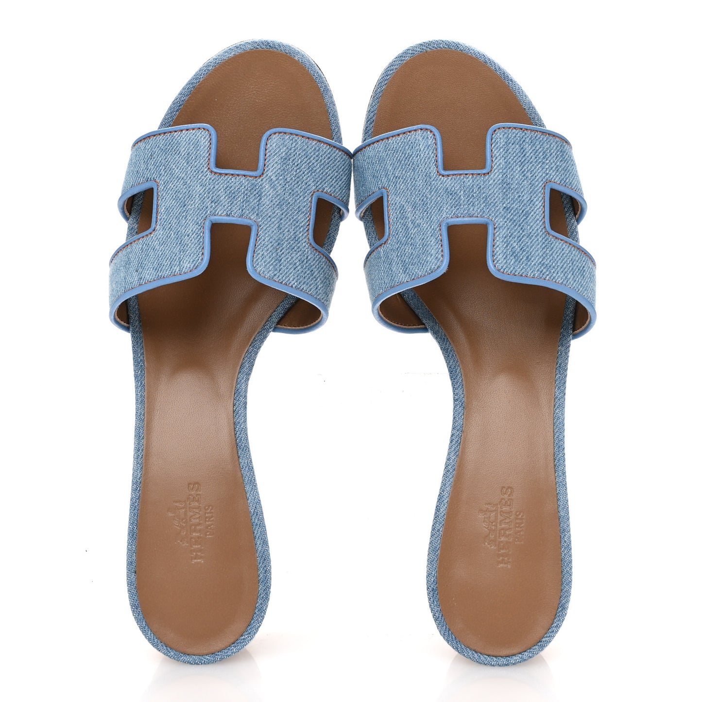 Denim Oasis Sandals 37 Bleu Clair