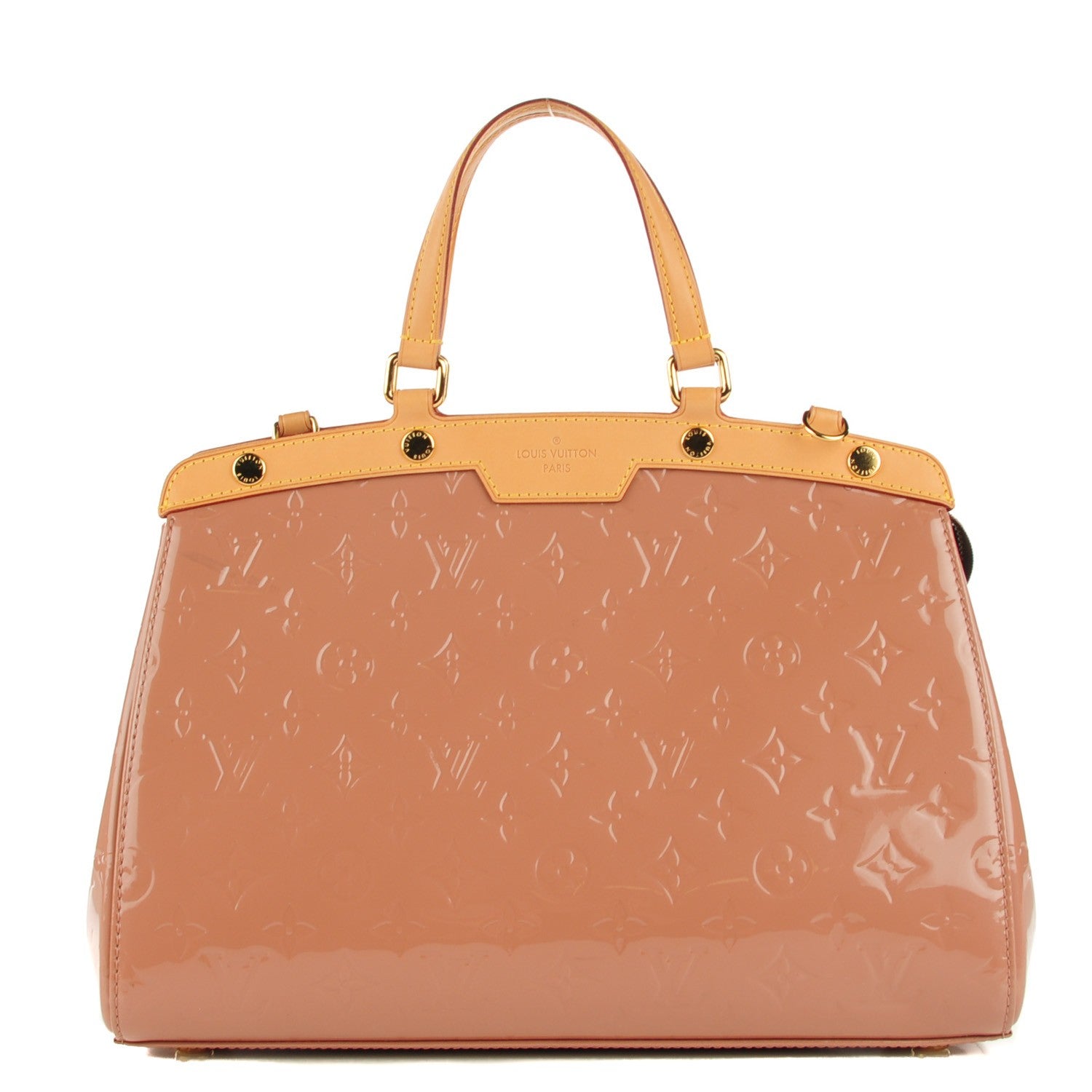 Louis Vuitton Vernis Brea MM Rose Velours 1 of 7