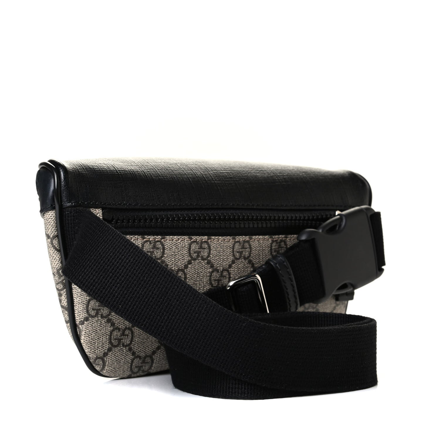 GG Supreme Monogram Belt Bag Black