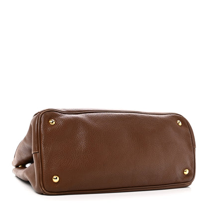 Prada Vitello Daino Tote Palissandro 4 of 9