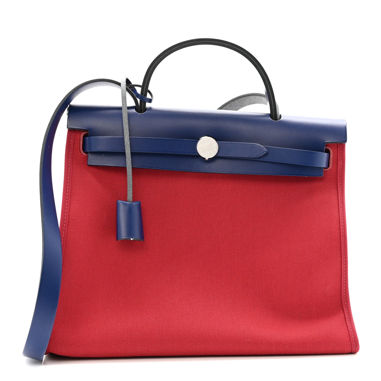 Military Toile Vache Hunter Herbag Zip 31 PM Rouge Grenat Bleu Saphir