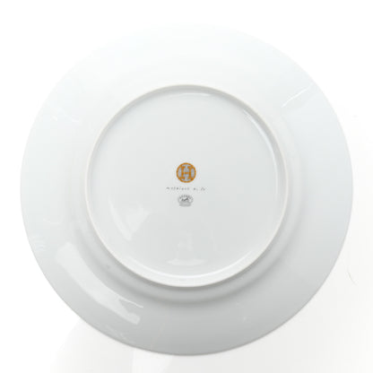 Hermes Porcelain Mosaique Au 24 Gold Dinner Plate Set of 2 4 of 10