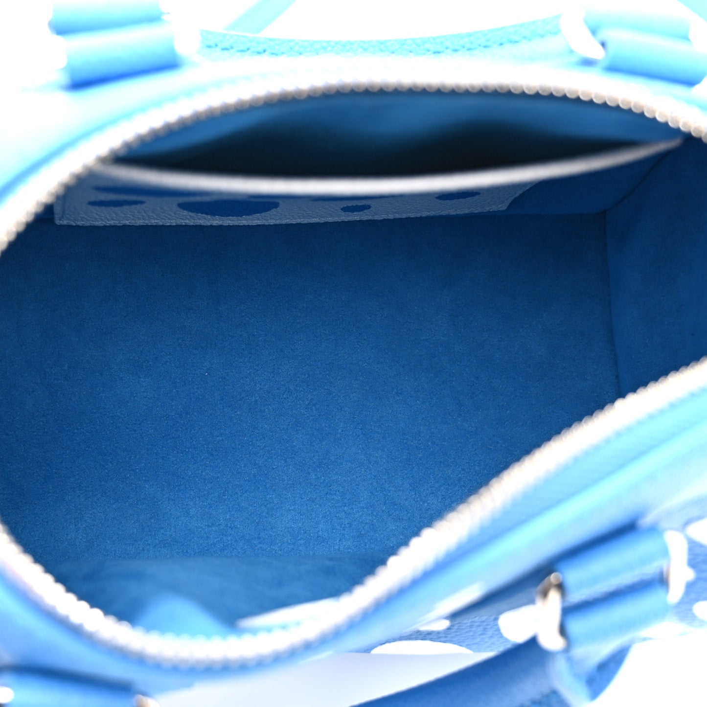 LV X YK Empreinte Speedy Bandouliere 20 Blue White