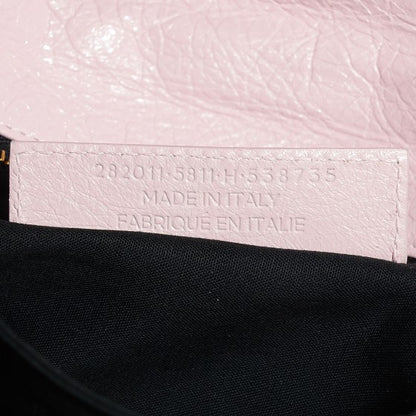 Balenciaga Agneau Giant 12 Gold Hardware Envelope Clutch Rose Poudre 7 of 18