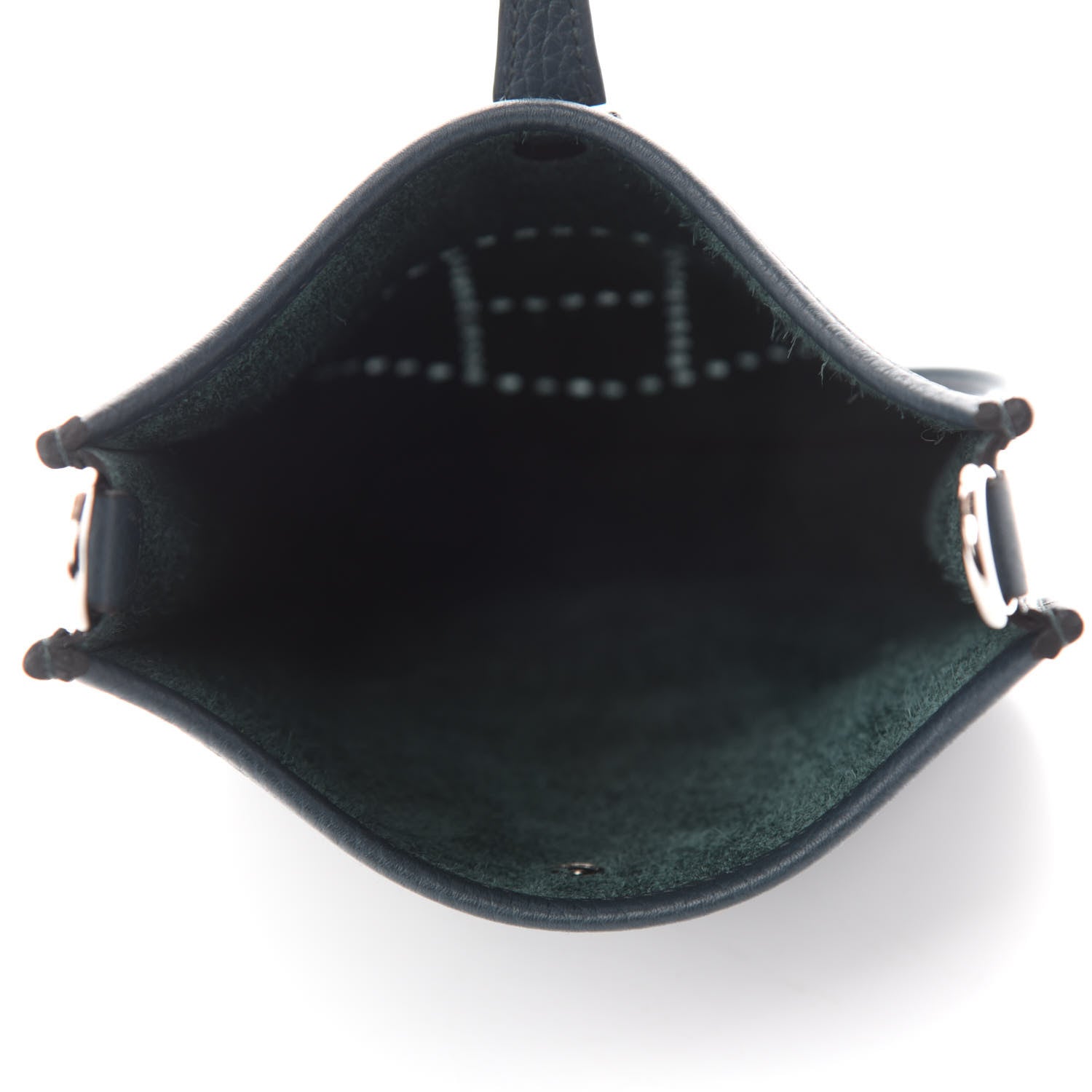 Hermes Taurillon Clemence Amazone Evelyne TPM Vert Cypress 5 of 11