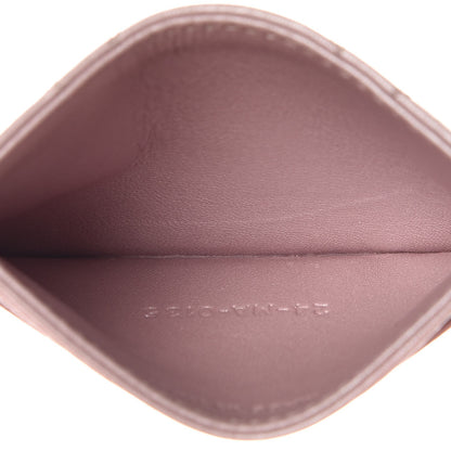 Christian Dior Metallic Lambskin Cannage Lady Dior Card Holder Pink 5 of 8