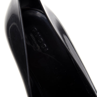 Gucci Rubber Jelly Marola Wedges 39 Black 8 of 10