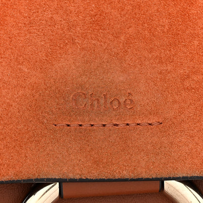 Chloe Suede Calfskin Medium Faye Shoulder Bag Tobacco 6 of 14