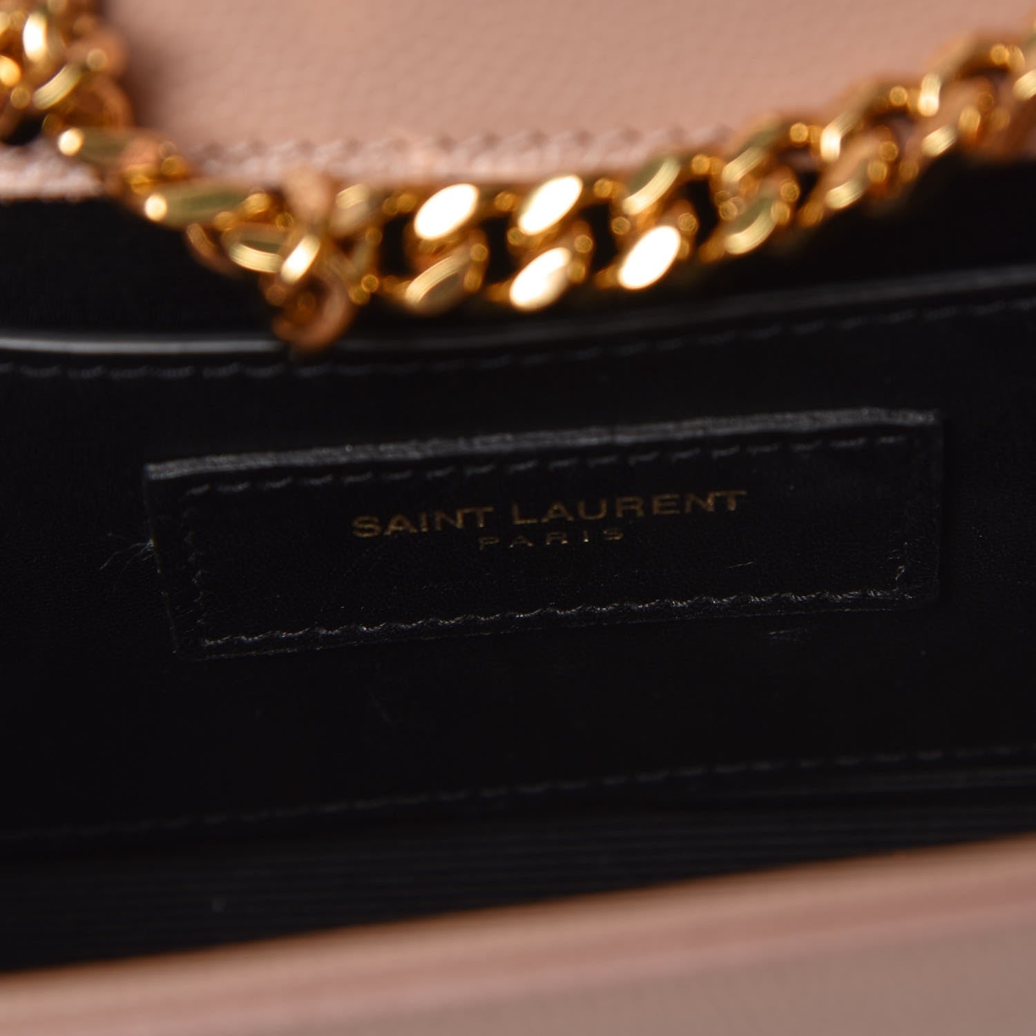 Saint Laurent Grain De Poudre Small Monogram Kate Satchel Pale Blush 6 of 15