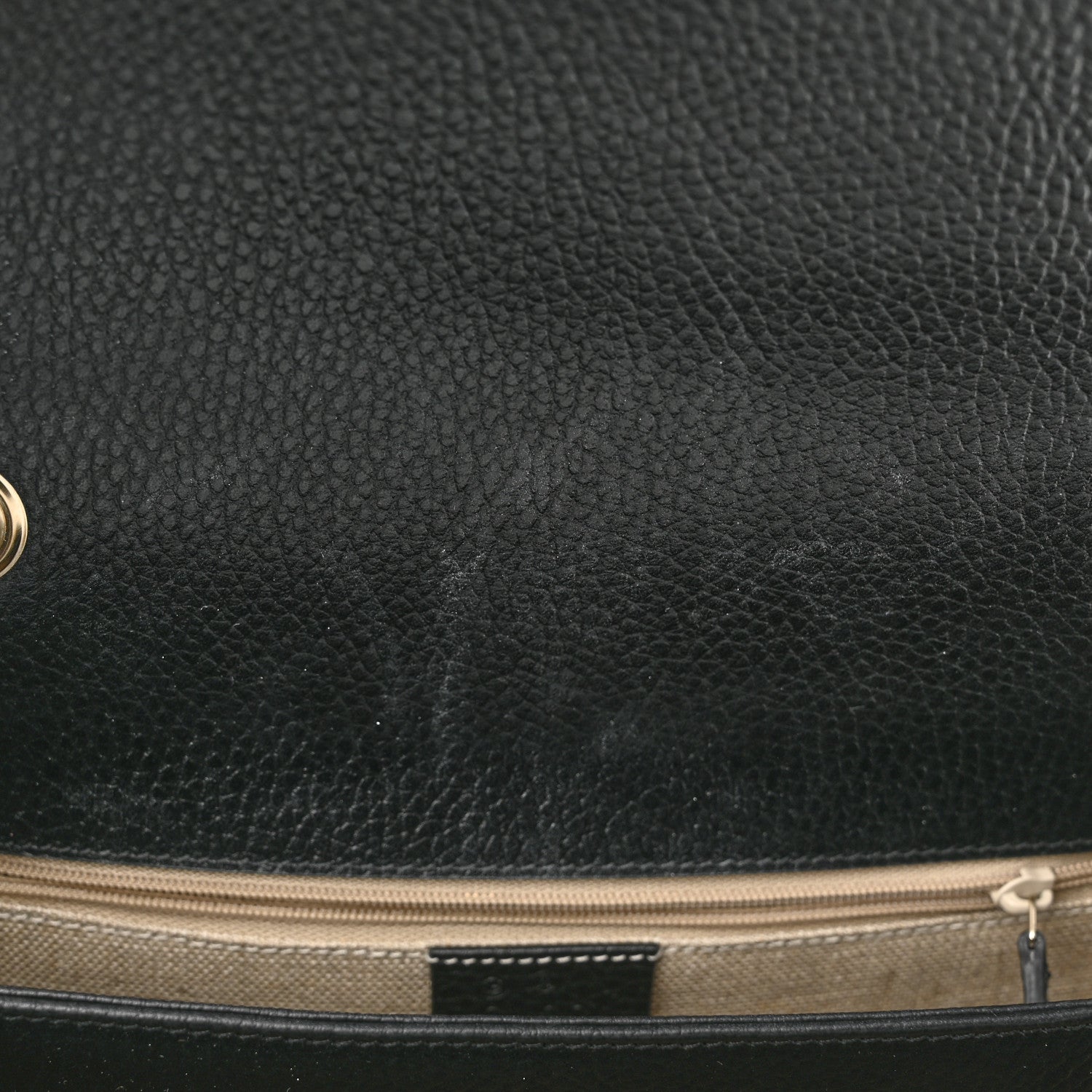 Gucci Dollar Calfskin Interlocking G Shoulder Bag Black 11 of 11