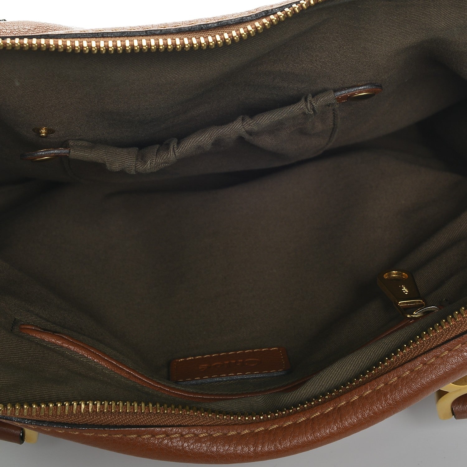 Chloe Calfskin Medium Marcie Satchel Tan 5 of 6