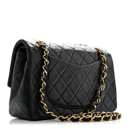Chanel Lambskin Quilted Small Double Flap Black 2 of 13