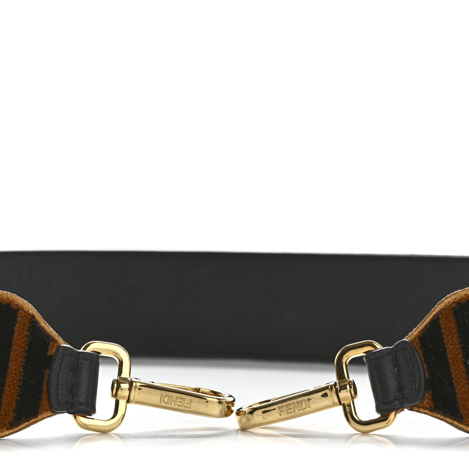 Fendi Velvet Tapestry FF Strap You Tobacco 3 of 6