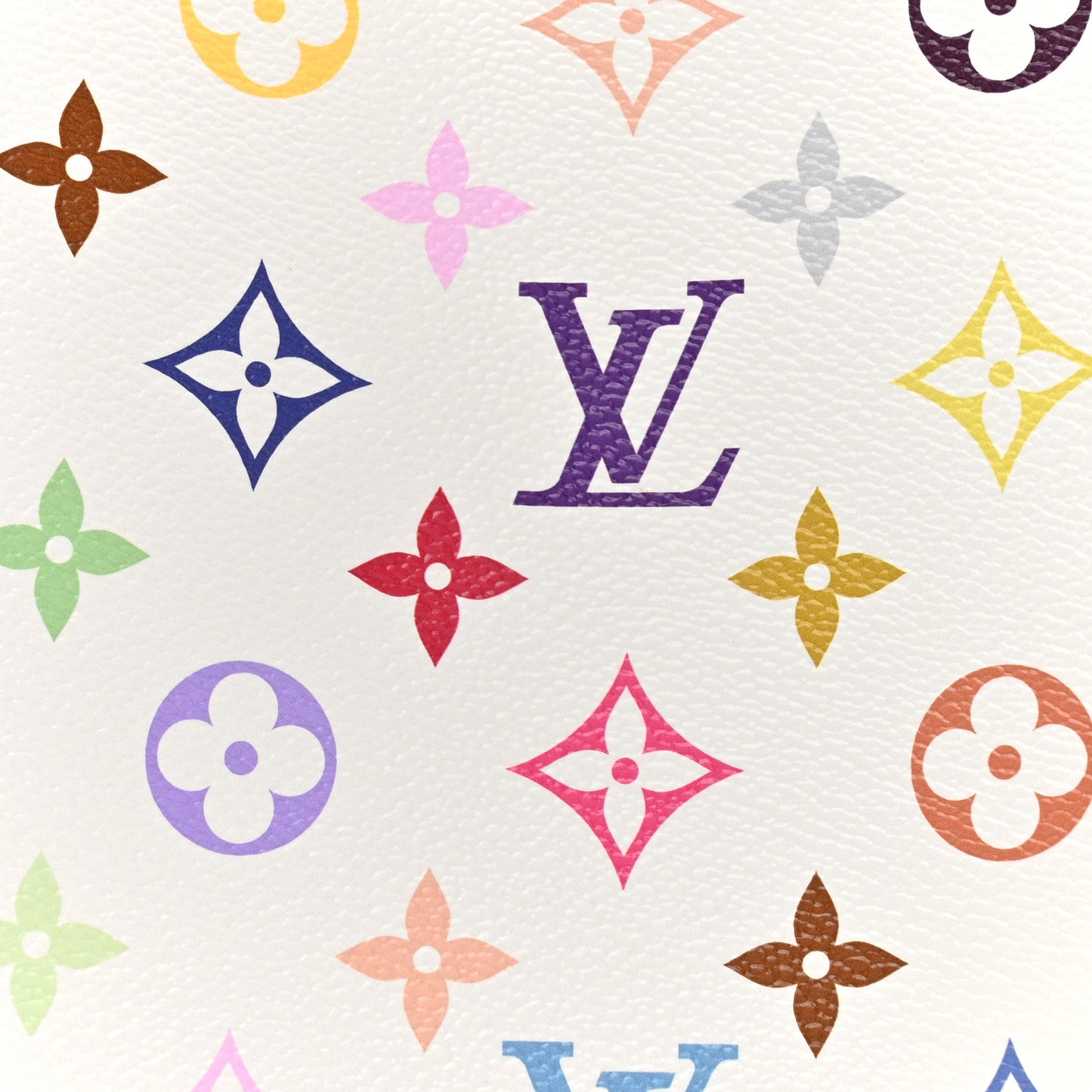 LV X TM Monogram Multicolor All In BB White