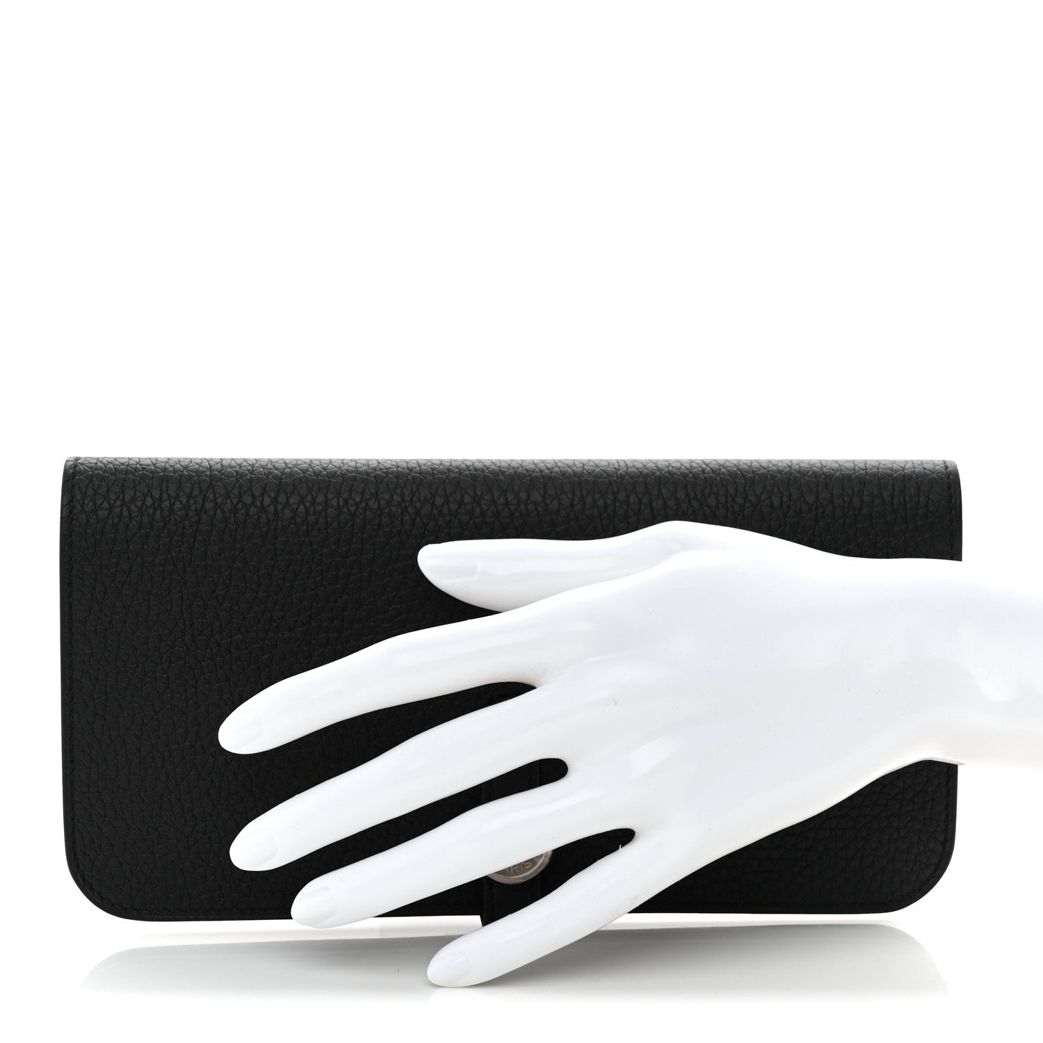 Hermes Togo Dogon Recto Verso Wallet Black 2 of 9