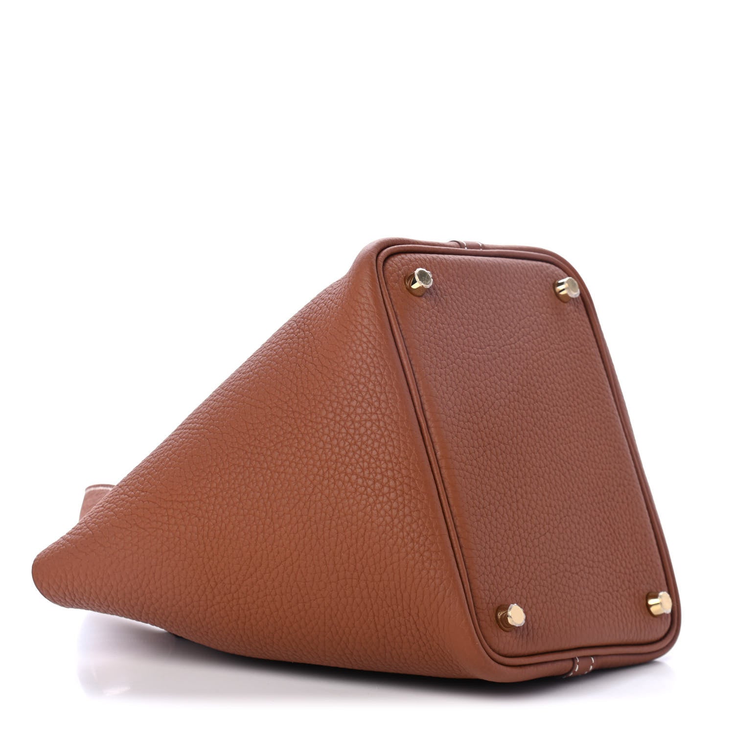 Hermes Taurillon Clemence Picotin Lock 18 PM Gold 3 of 4