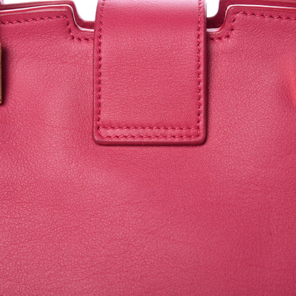 Saint Laurent Calfskin Medium Classic Y Cabas Fuchsia 10 of 11