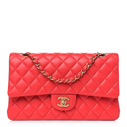 Chanel Lambskin Quilted Medium Double Flap Red 1 of 4
