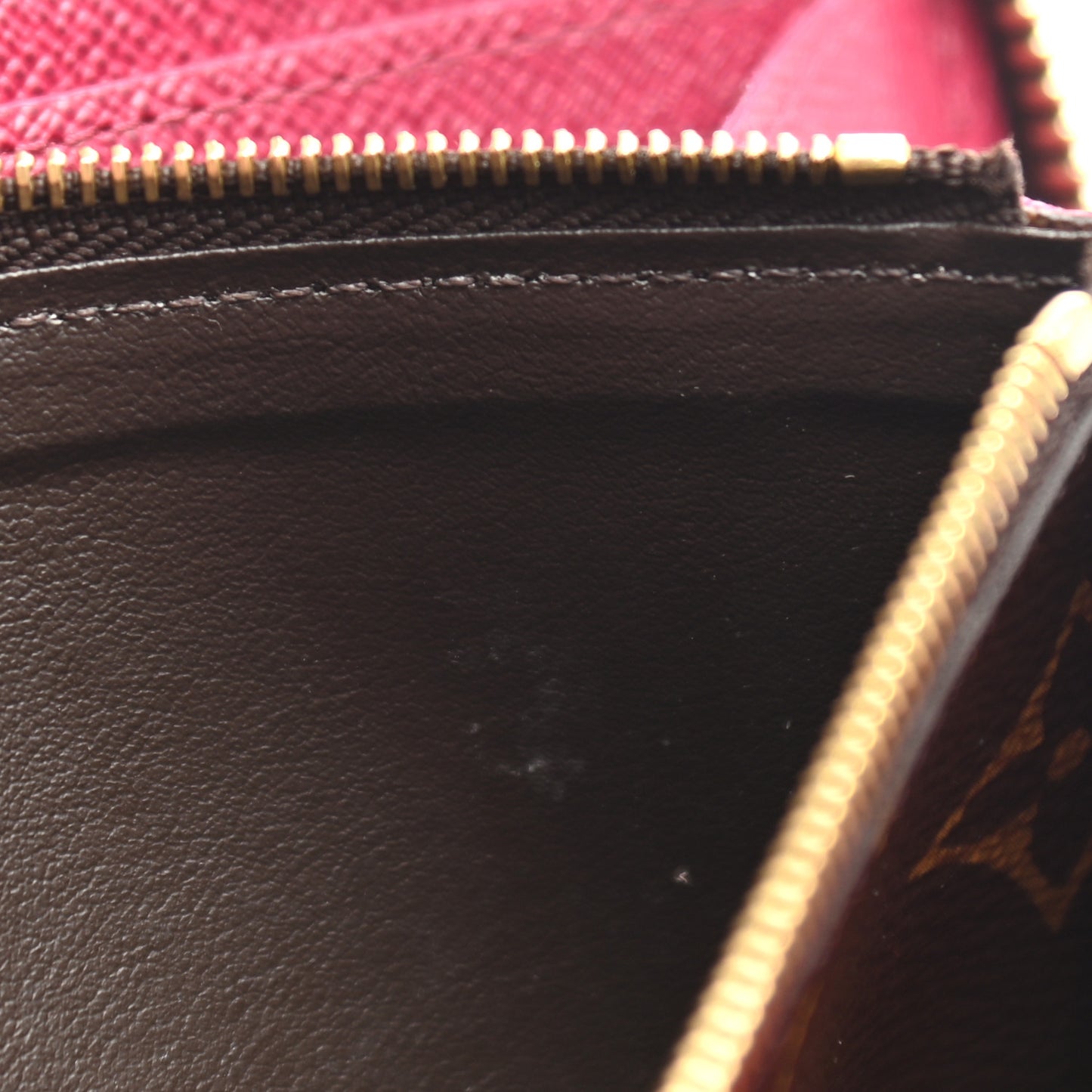 Monogram Clemence Wallet Fuchsia